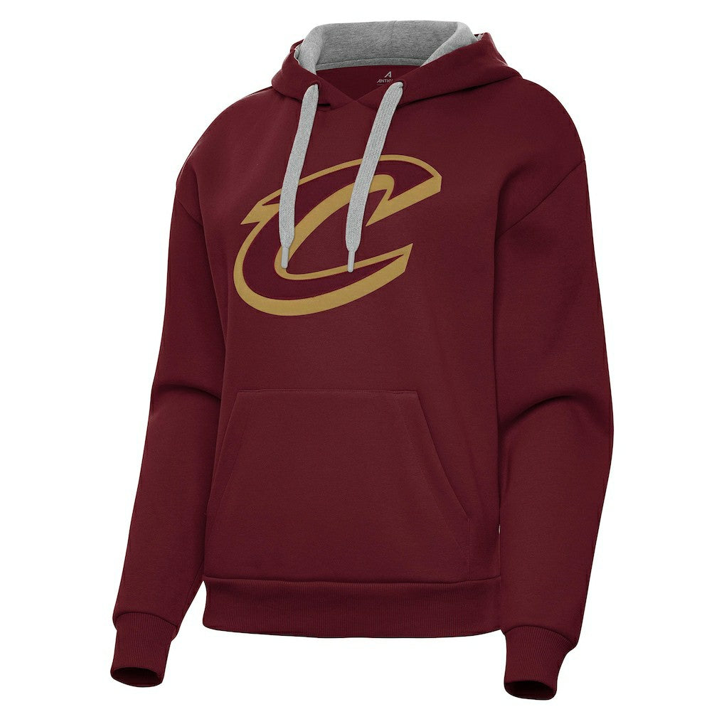 Cleveland Cavaliers Antigua Women's Victory Pullover Hoodie Wine