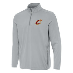 Cleveland Cavaliers Antigua Perilous Quarter-Zip Sweatshirt Gray