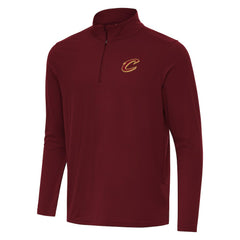 Cleveland Cavaliers Antigua Intent Quarter-Zip Top Wine