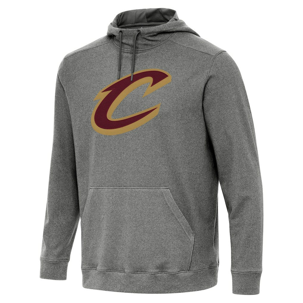 Cleveland Cavaliers Antigua Cloud Pullover Hoodie Heather Black