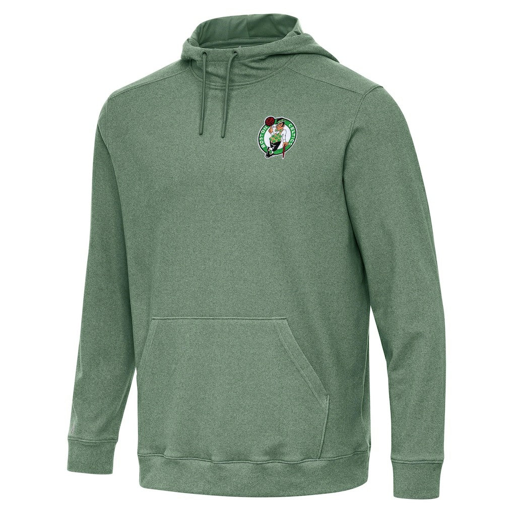Boston Celtics Antigua Cloud Pullover Hoodie Hunter Green