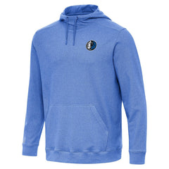 Dallas Mavericks Antigua Cloud Pullover Hoodie Heather Blue