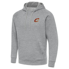 Cleveland Cavaliers Antigua Big & Tall Victory Raglan Pullover Hoodie Heather Gray