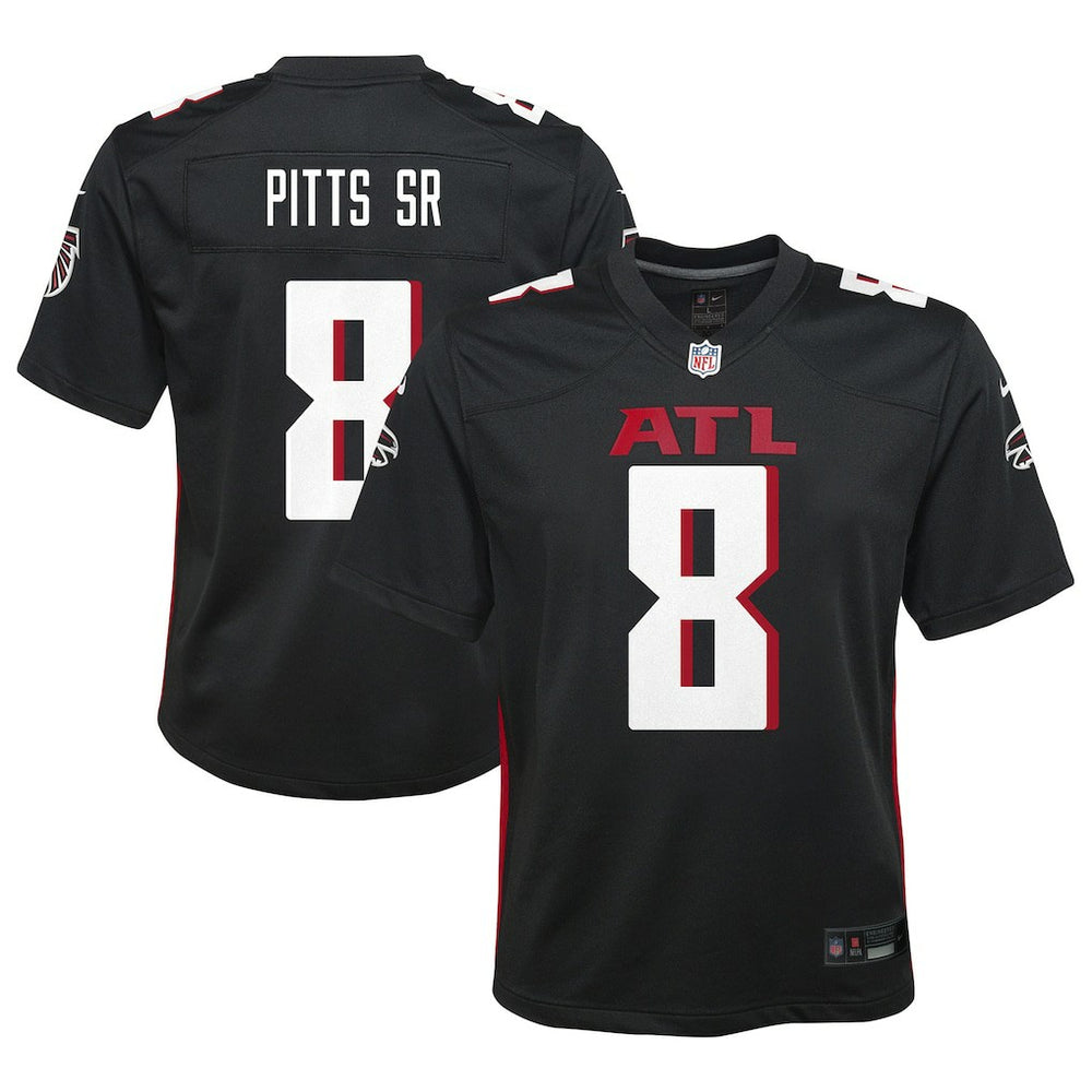Kyle Pitts Sr. Atlanta Falcons Youth Game Jersey - Black - Nike
