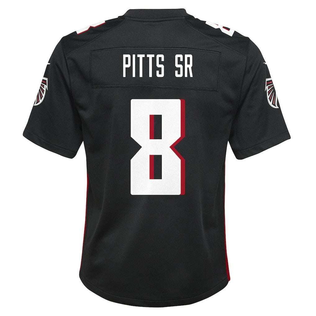 Kyle Pitts Sr. Atlanta Falcons Youth Game Jersey - Black - Nike