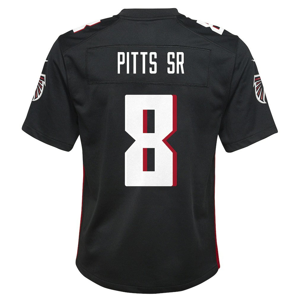 Kyle Pitts Sr. Atlanta Falcons Youth Game Jersey - Black - Nike