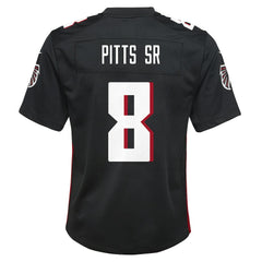 Kyle Pitts Sr. Atlanta Falcons Youth Game Jersey - Black - Nike