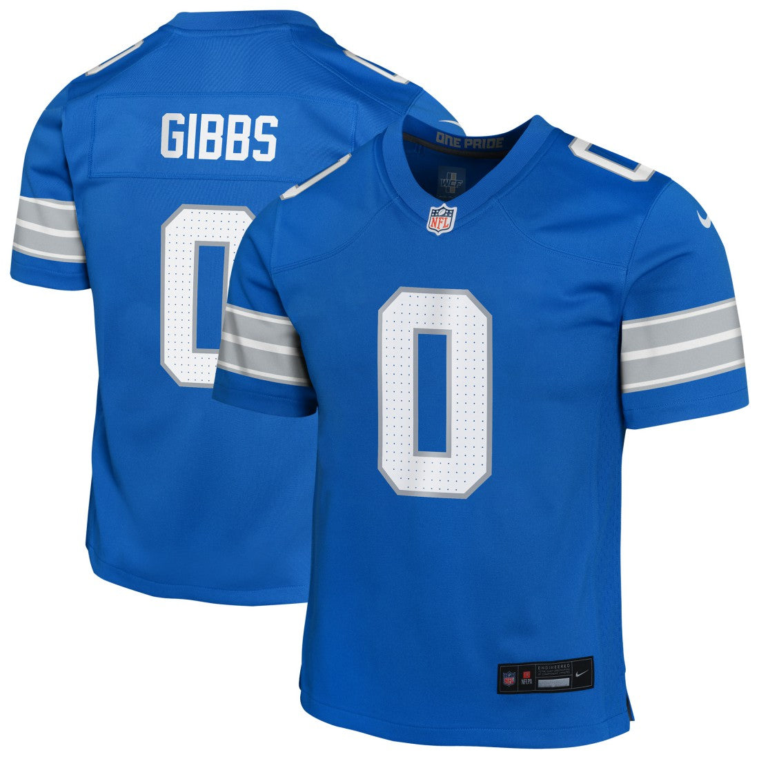 Jahmyr Gibbs Detroit Lions Youth Game Jersey - Blue - Nike
