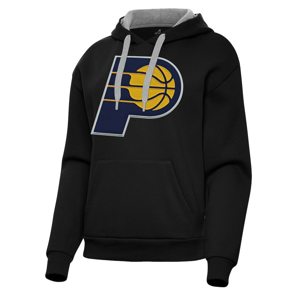 Indiana Pacers Antigua Women's Victory Pullover Hoodie Black