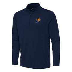 Indiana Pacers Antigua Reprocess Quarter-Zip Top Navy