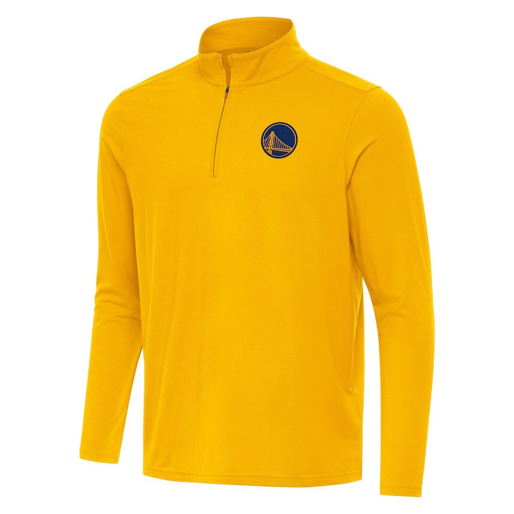 Golden State Warriors Antigua Intent Quarter-Zip Top Gold