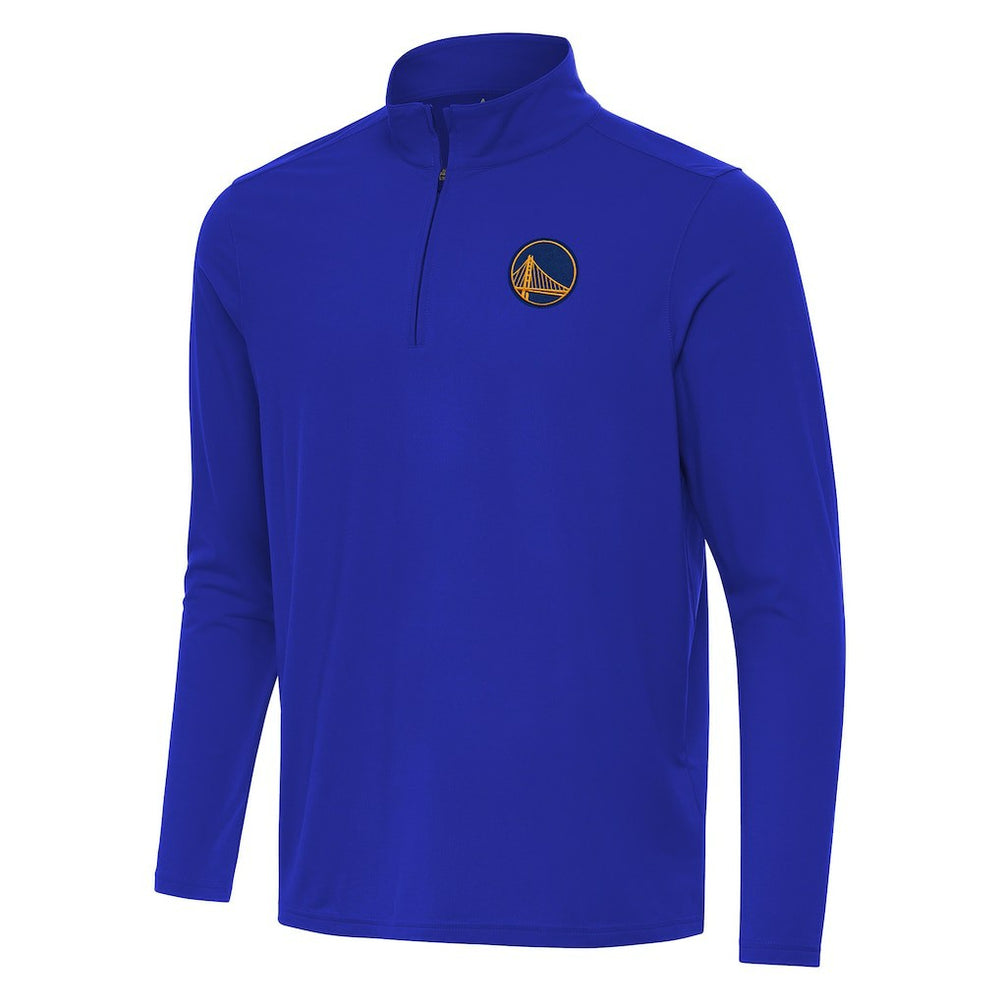 Golden State Warriors Antigua Intent Quarter-Zip Top Royal