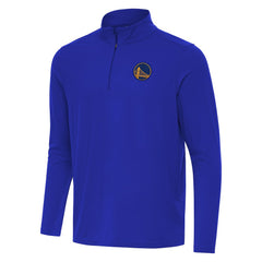 Golden State Warriors Antigua Intent Quarter-Zip Top Royal