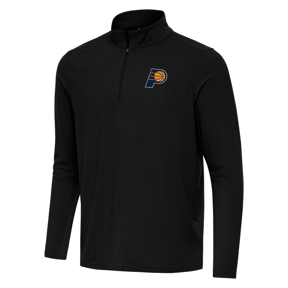 Indiana Pacers Antigua Intent Quarter-Zip Top Black