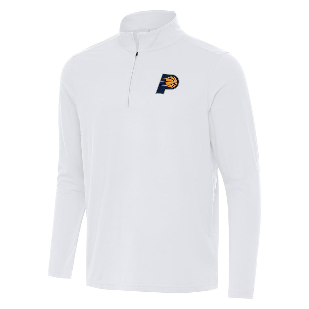 Indiana Pacers Antigua Intent Quarter-Zip Top White