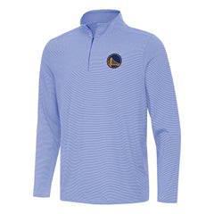 Golden State Warriors Antigua Twine Quarter-Zip Top Royal