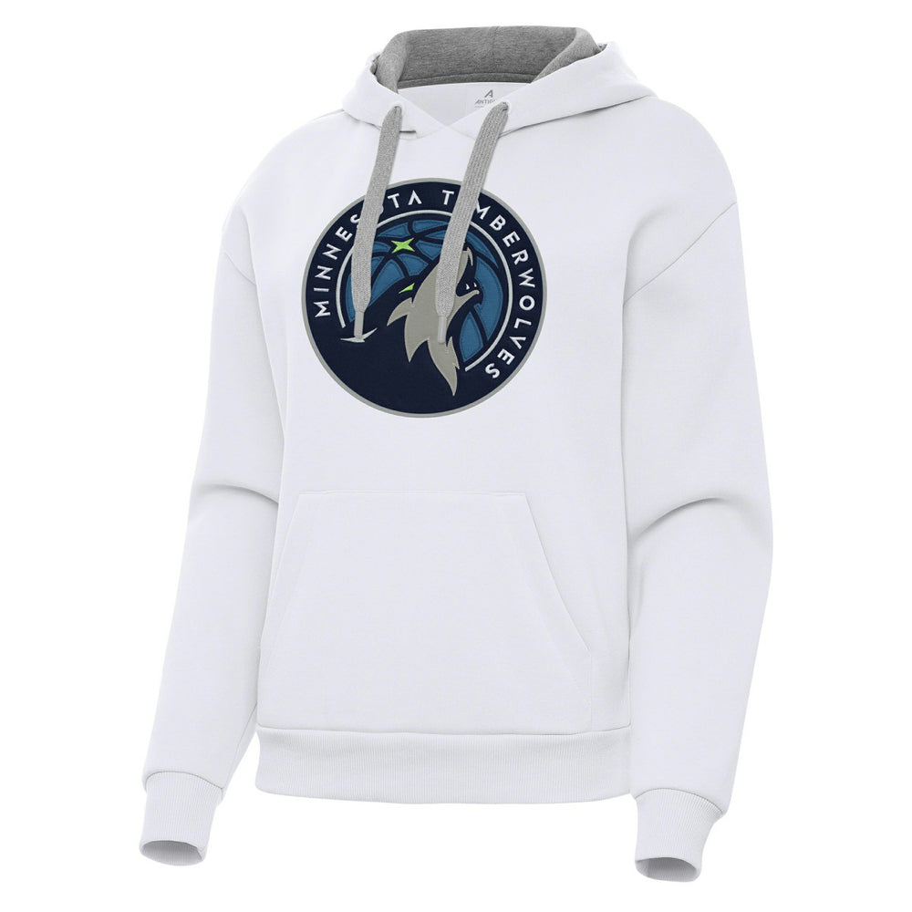 Minnesota Timberwolves Antigua Women's Victory Pullover Hoodie White