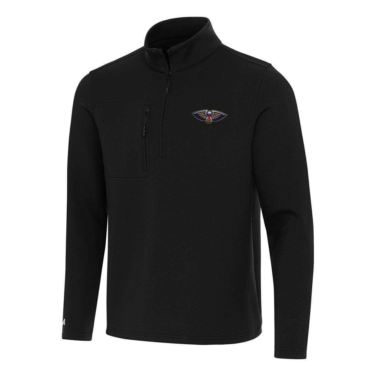 New Orleans Pelicans Antigua Insider Quarter-Zip Top Black