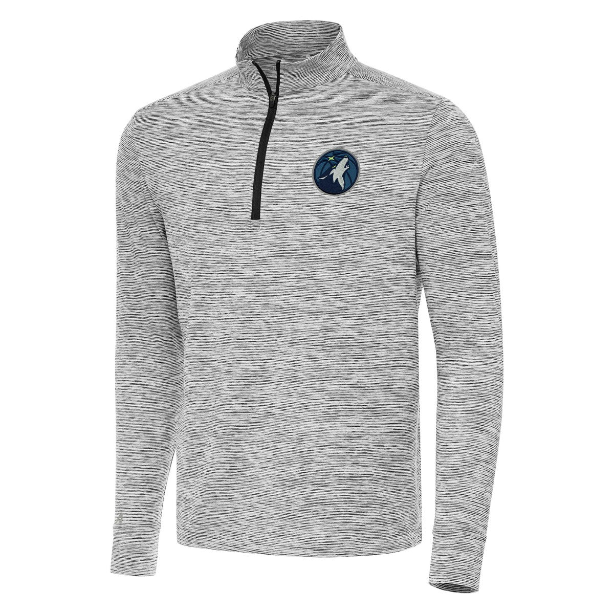 Minnesota Timberwolves Antigua Cause Quarter-Zip Top Black