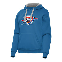 Oklahoma City Thunder Antigua Women's Victory Pullover Hoodie Blue