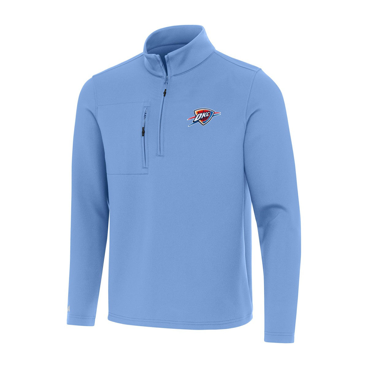 Oklahoma City Thunder Antigua Insider Quarter-Zip Top Powder Blue