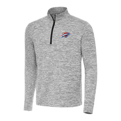 Oklahoma City Thunder Antigua Cause Quarter-Zip Top Black