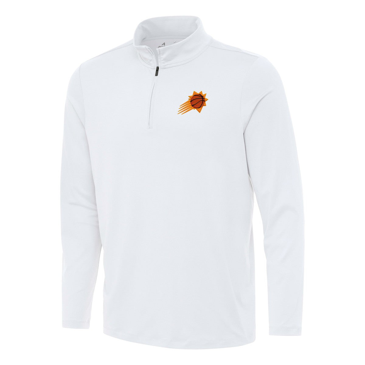 Phoenix Suns Antigua Reprocess Quarter-Zip Top White