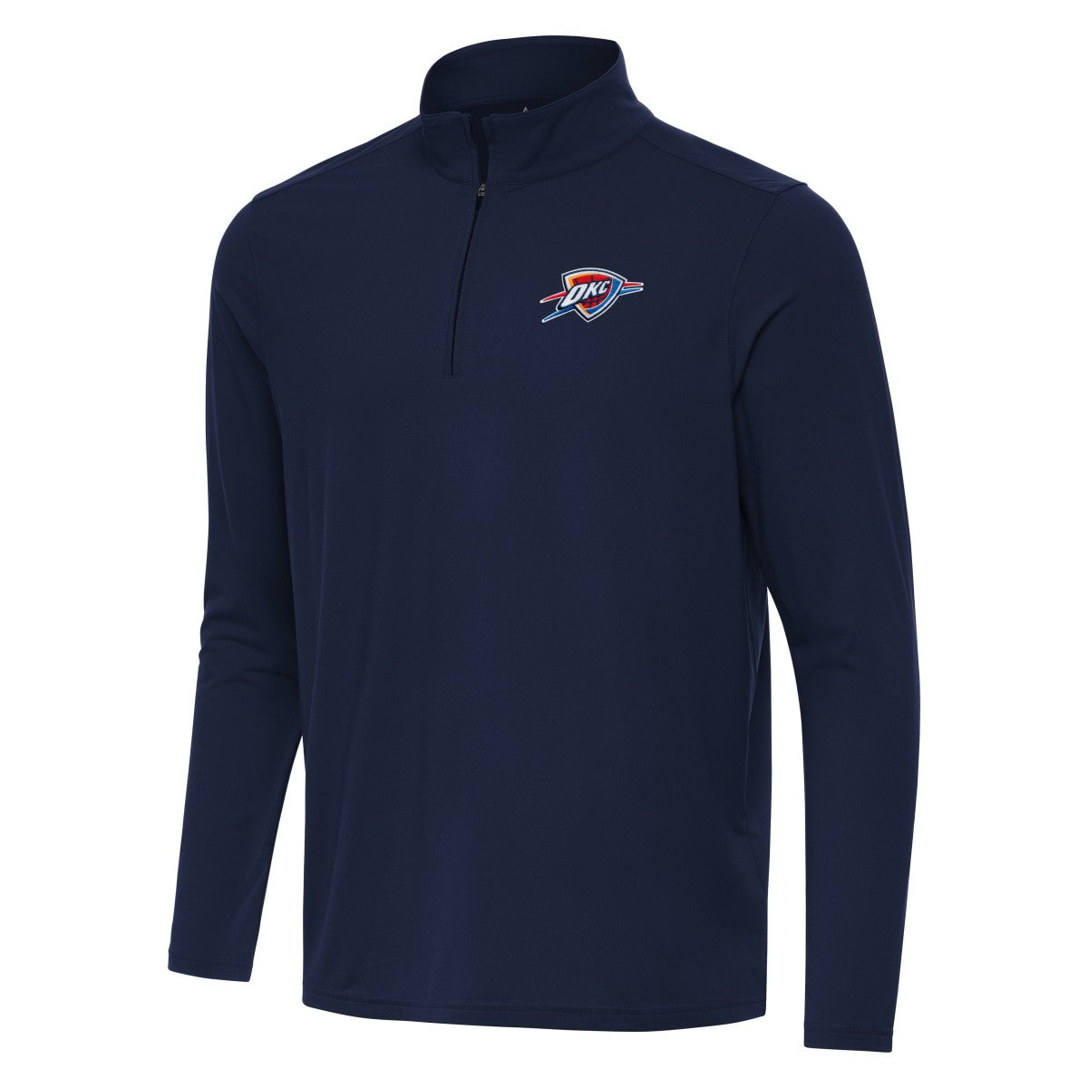 Oklahoma City Thunder Antigua Intent Quarter-Zip Top Navy