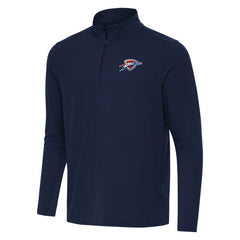 Oklahoma City Thunder Antigua Intent Quarter-Zip Top Navy