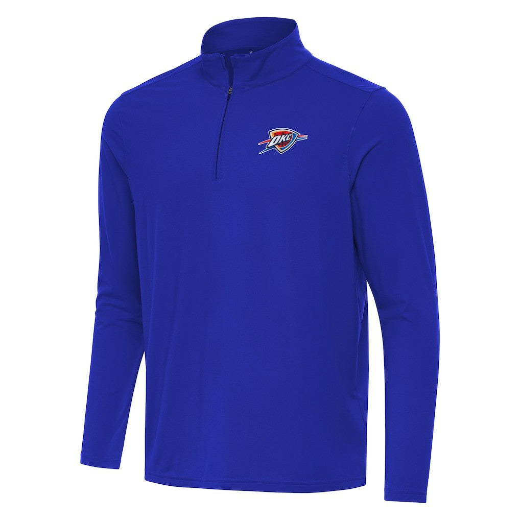 Oklahoma City Thunder Antigua Intent Quarter-Zip Top Royal