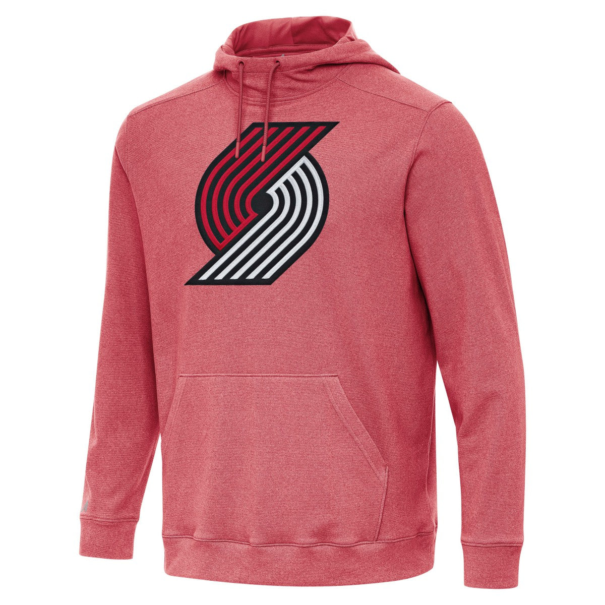 Portland Trail Blazers Antigua Cloud Pullover Hoodie Heather Red