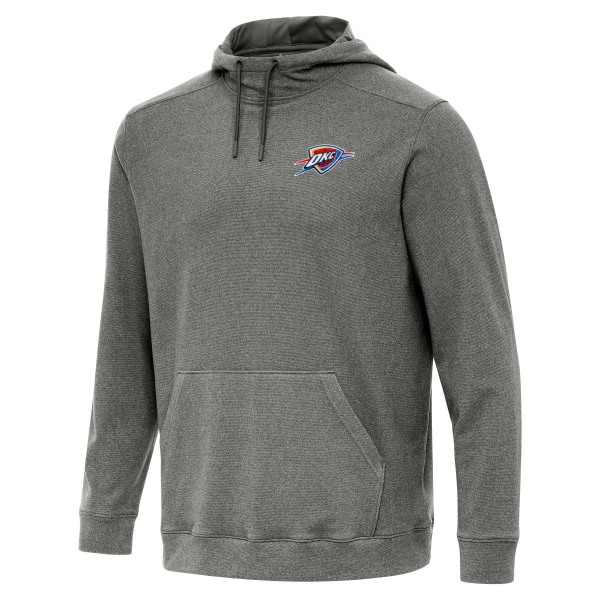 Oklahoma City Thunder Antigua Cloud Pullover Hoodie Heather Black