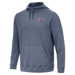 Oklahoma City Thunder Antigua Cloud Pullover Hoodie Heather Navy