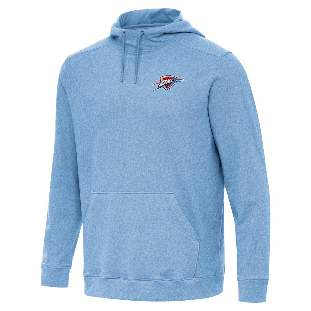 Oklahoma City Thunder Antigua Cloud Pullover Hoodie Heather Powder Blue