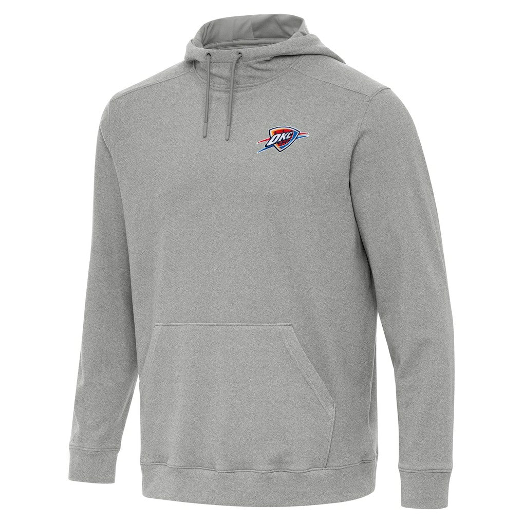 Oklahoma City Thunder Antigua Cloud Pullover Hoodie Heather Gray