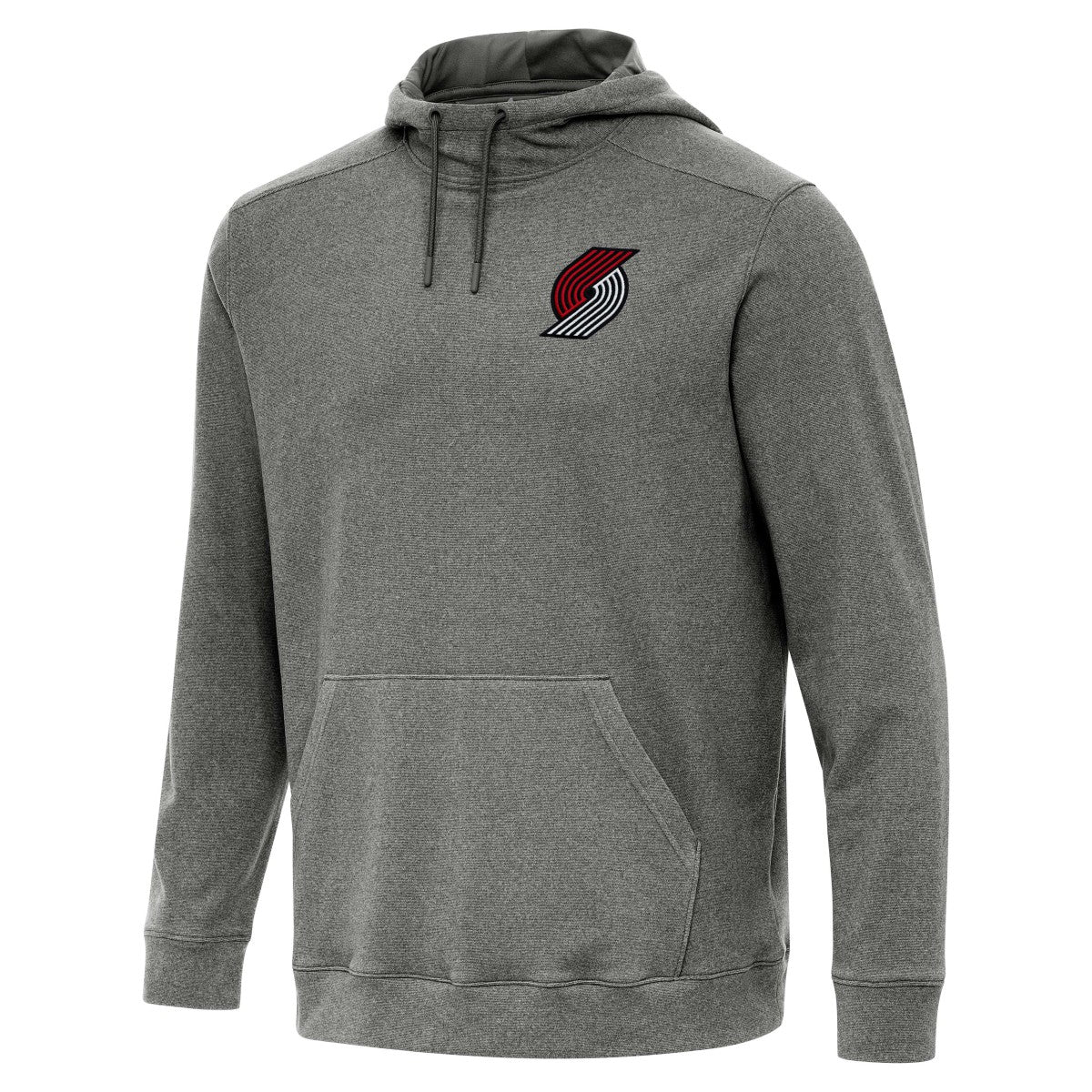 Portland Trail Blazers Antigua Cloud Pullover Hoodie Heather Black