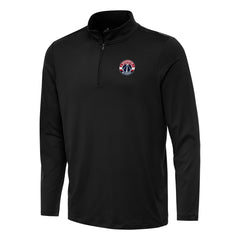 Washington Wizards Antigua Reprocess Quarter-Zip Top Black