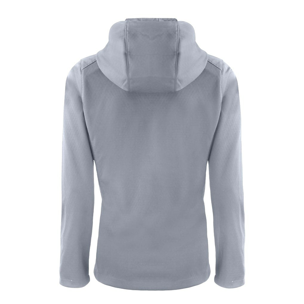 Cleveland Browns Cutter & Buck Women's Evoke Eco Softshell Recycled Full-Zip Hoodie Jacket - Gray - NFL