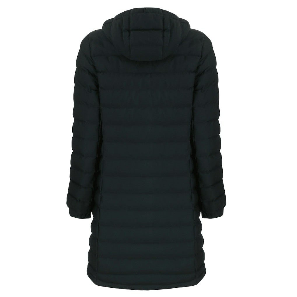 Cleveland Browns Cutter & Buck Women's Mission Ridge Repreve Eco Insulated Full-Zip Hoodie Long Puffer Jacket - Black - NFL