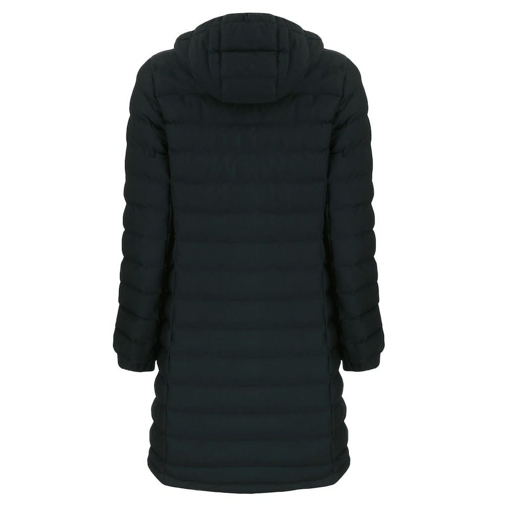 Cleveland Browns Cutter & Buck Women's Mission Ridge Repreve Eco Insulated Full-Zip Hoodie Long Puffer Jacket - Black - NFL