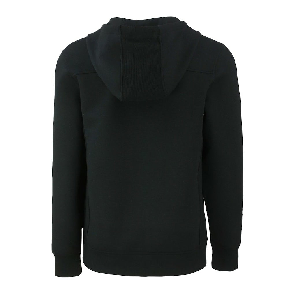 Cleveland Browns Cutter & Buck Roam Eco Recycled Half-Zip Pullover Hoodie - Black - NFL