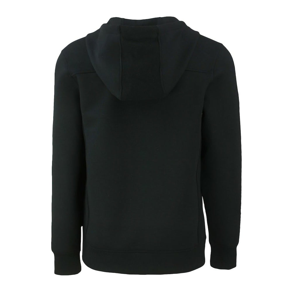Cleveland Browns Cutter & Buck Roam Eco Recycled Half-Zip Pullover Hoodie - Black - NFL