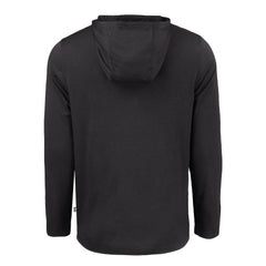 Cleveland Browns Cutter & Buck Coastline Epic Comfort Eco Recycled Long Sleeve Hooded T-Shirt - Black - NFL