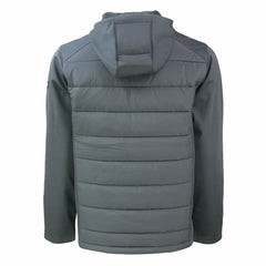 Cleveland Browns Cutter & Buck Evoke Hybrid Eco Softshell Recycled Full-Zip Hooded Jacket - Gray - NFL