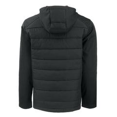Cleveland Browns Cutter & Buck Evoke Hybrid Eco Softshell Recycled Full-Zip Hooded Jacket - Black - NFL