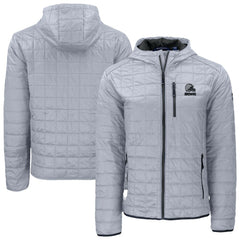 Cleveland Browns Cutter & Buck Rainier Primaloft Eco Full-Zip Hooded Jacket - Gray - NFL