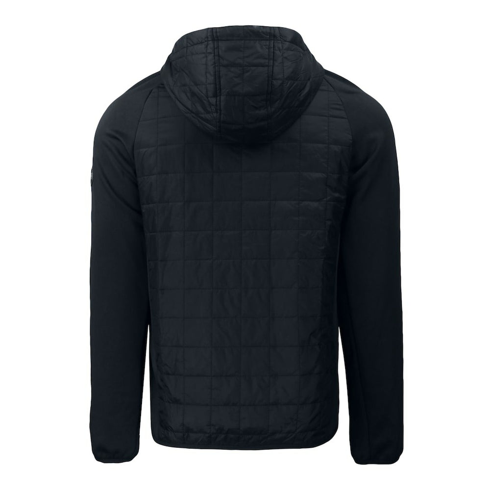 Cleveland Browns Cutter & Buck Rainier Primaloft Eco Full-Zip Hoodie Hybrid Jacket - Black - NFL