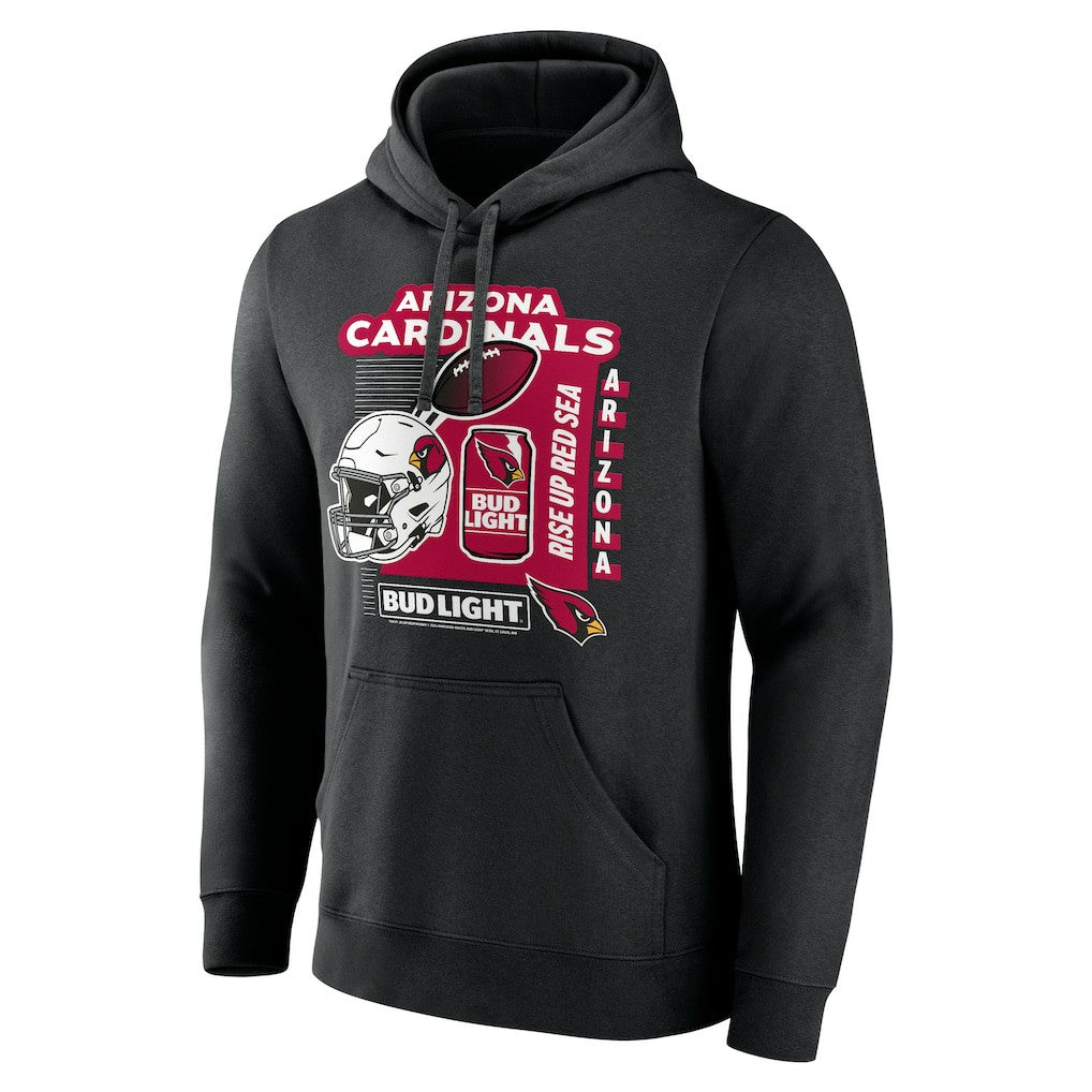 Arizona Cardinals Bud Light Pullover Hoodie - Black - NFL