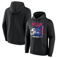 Buffalo Bills Bud Light Pullover Hoodie - Black - NFL