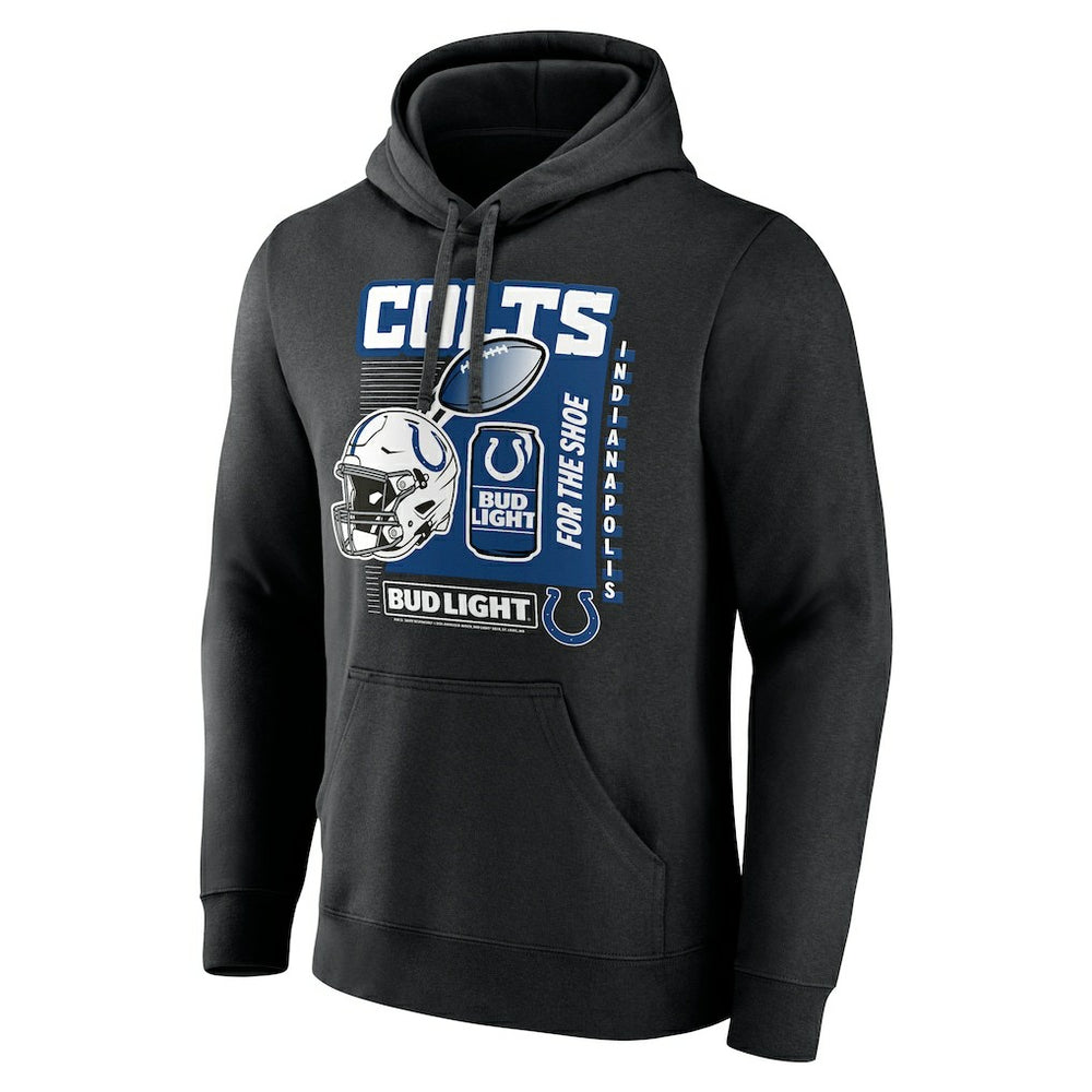 Indianapolis Colts Bud Light Pullover Hoodie - Black - NFL